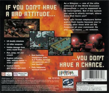 Crusader - No Remorse (US) box cover back